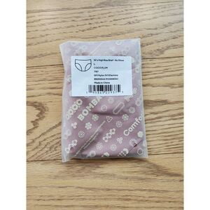 Bombas Womens L High Rise Brief No Show Underwear Coco Plum 7197 New